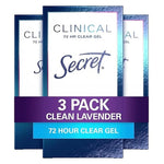 3-Pack Secret Clinical Strength Deodorant