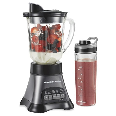 Hamilton Beach Wave Crusher Smoothie Blender with 40oz Jar & Travel Cup