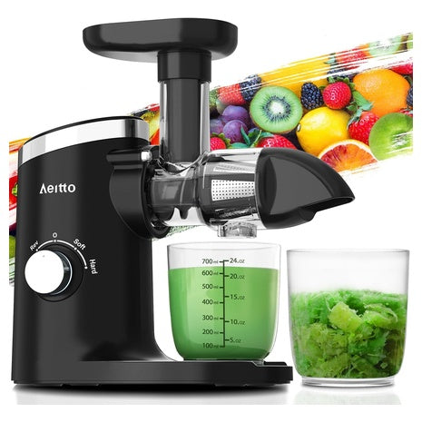 Cold Press Juicer with Soft & Hard Modes