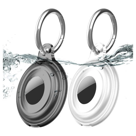 2-Pack Waterproof AirTag Keychain Holder Cases