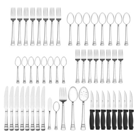 Pfaltzgraff 53-Piece Sapphire Bay Stainless Steel Flatware Set