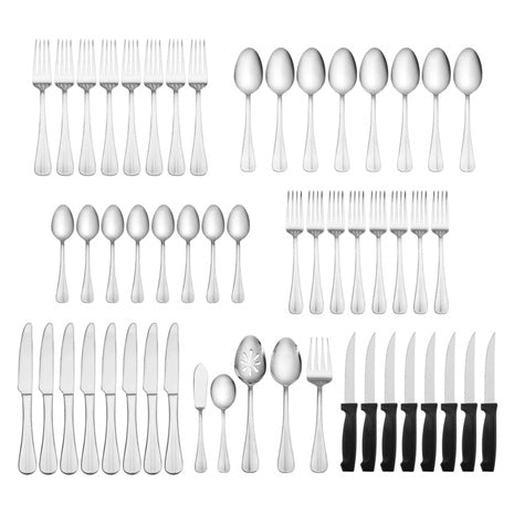 Pfaltzgraff 53-Piece Everyday Simplicity Stainless Steel Flatware Set