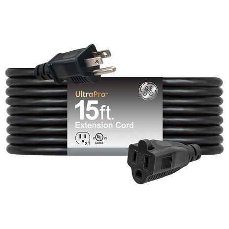 GE 15 Ft Outdoor Extension Cord