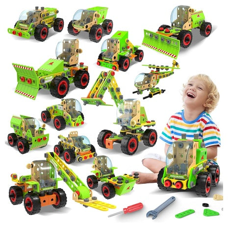 14-in-1 Kids STEM Building Toy Set