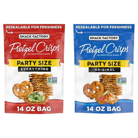 Snack Factory Everything Pretzel Crisps