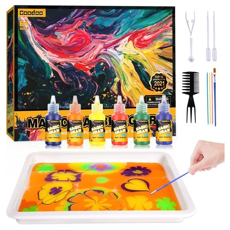 Water Marbling Paint Kit for Kids Arts & Crafts