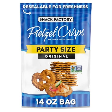 2 Bags of Snack Factory Pretzel Crisps (14 oz)