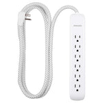 Philips 6-Outlet Surge Protector Power Strip with 6 Ft Cord
