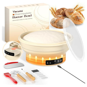 Electric Sourdough Starter Kit with 6-Temp Timer