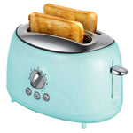 Tostadora retro Brentwood Cool-Touch de 2 rebanadas con ranuras extra anchas