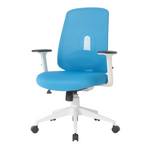 Silla de oficina ergonómica con ajuste lumbar e inclinación sincronizada (4 colores)