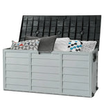 Ktaxon 75gal Outdoor Garden Resin Storage Deck Box