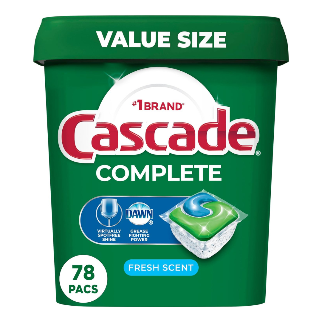 78 Ct Cascade Complete Dishwasher Pods
