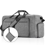 Foldable Duffle Bag with Shoes Compartment (3 Colors)