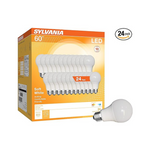 Bombillas LED A19 equivalentes a 60 W SYLVANIA (paquete de 24)