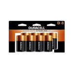 Duracell Coppertop D Batteries, 8 Count Pack, D Battery