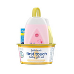 Johnson’s First Touch Baby Gift Set With Wash/Shampoo, Lotion, & Diaper Rash Cream