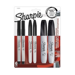 6-Count Sharpie Permanent Markers Variety Pack (Black)