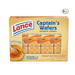 8-Pack 6-Count Lance Captain's Wafers Peanut Butter & Honey Sandwich Crackers