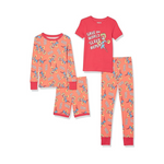 4-pc Amazon Essentials Toddler Girls' Pajama Set (Captain Marvel, Various Sizes)