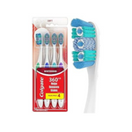 4-Count Colgate 360 Optic White Whitening Toothbrush (Soft)