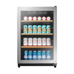 Insignia 130-Can Beverage Cooler (Silver)