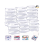 24 Pcs Small Plastic Containers