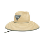 Columbia Men's or Women's PFG Straw Lifeguard Hat (Fish Flag or PFG Triangle)