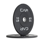 Pair of 25-Lb CAP Barbell Rubber Olympic Bumper Plates (Budget)