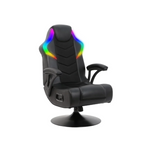X Rocker Nemesis RGB Audio Pedestal Gaming Chair (Black Mesh)
