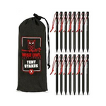 16-Pack Wise Owl Outfitters Heavy Duty Tent Stakes (Aircraft Aluminum)