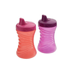 Gerber Graduates Fun Grips Vasos para sorber con boquilla dura (10 onzas, 2 tazas)