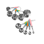 10-Pc Classic Cuisine Stainless Steel Measuring Cups & Spoons Set