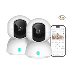 2 Pack Security Indoor Camera with Phone App
