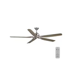 72" Hampton Bay Danetree Indoor/Outdoor Wood Blade Ceiling Fan w/ Remote