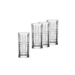 Juego de cristalería antigua doble de cristal tallado Godinger de 4 piezas