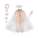 Princess Cape Set, 7 Pcs, More Colors Available