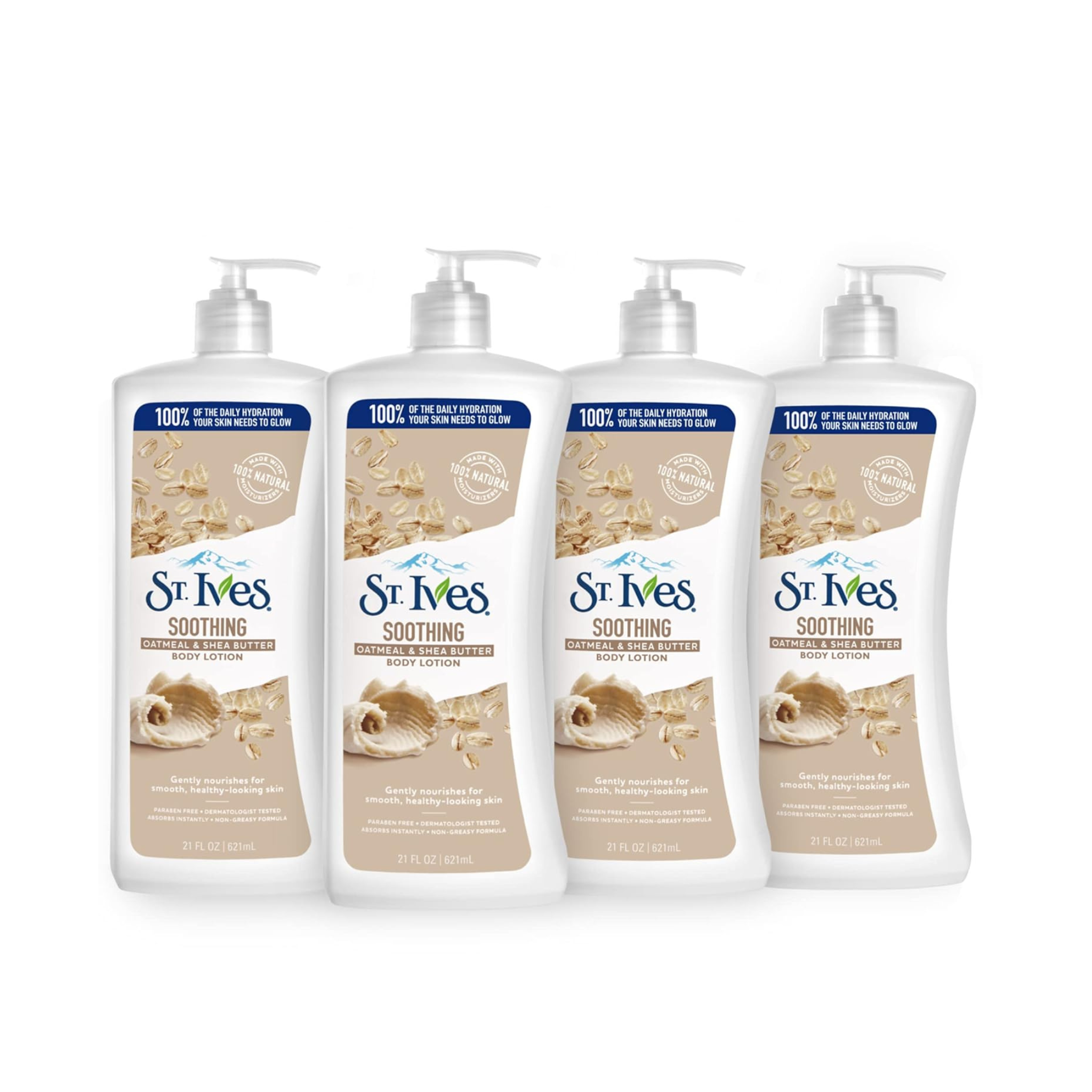 4-Pack 21-Oz St. Ives Soothing Hand & Body Lotion