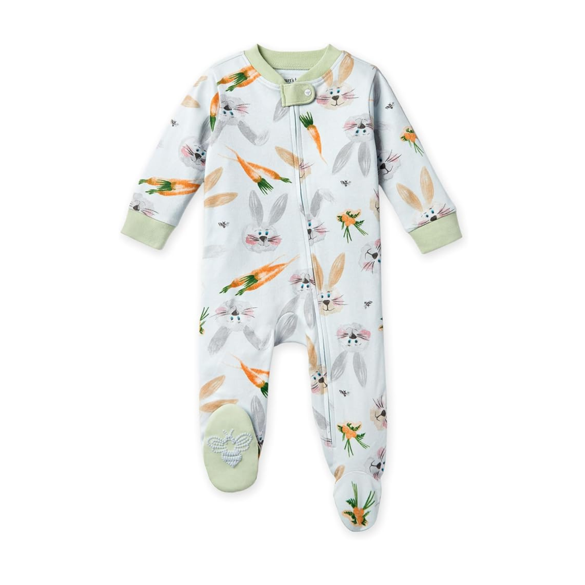 Burt’s Bees Baby Girls’ 100% Organic Cotton One-Piece Sleep and Play Pajamas