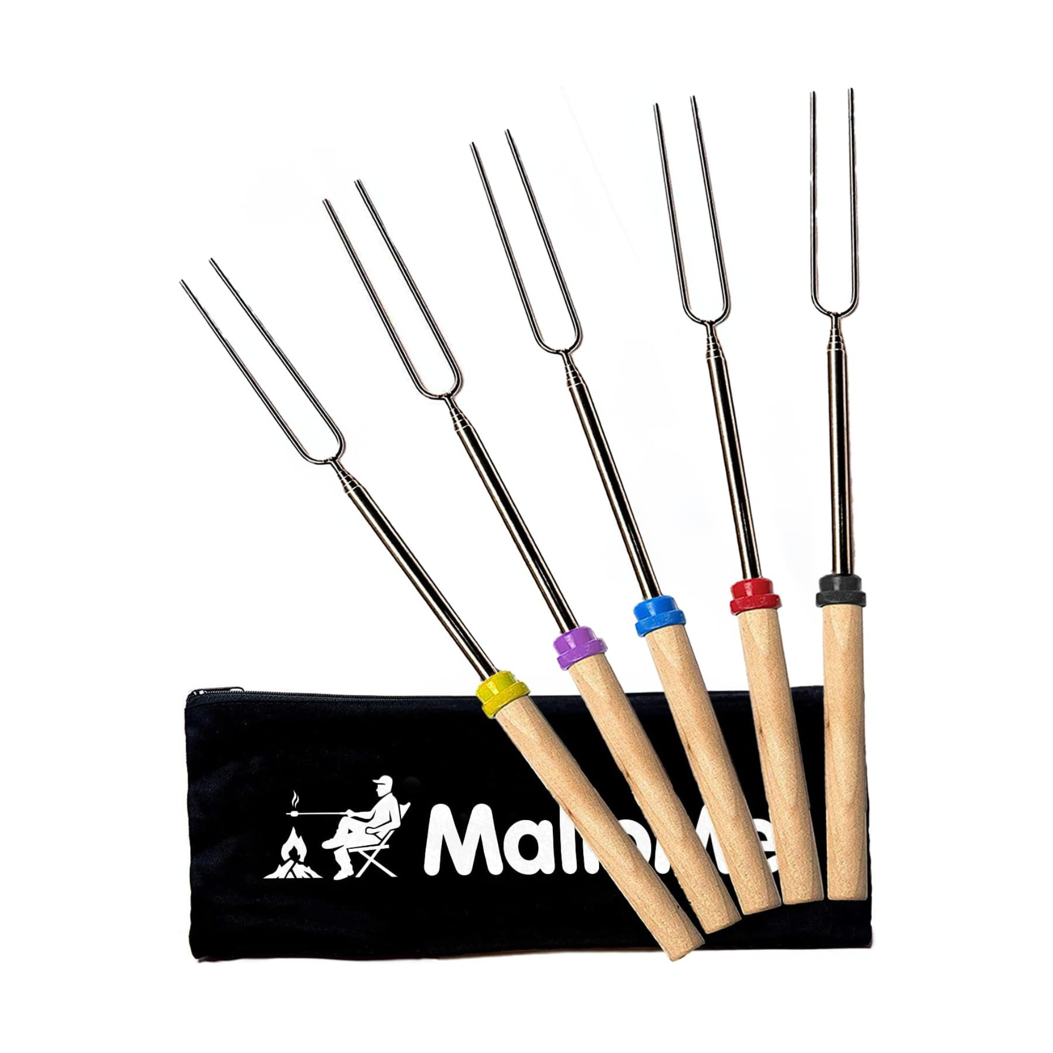 5-Pack MalloMe Smores Sticks for Fire Pit Long