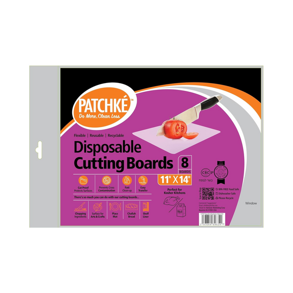 Patchke Disposable Cutting Boards, 8 Pack