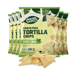 Heaven & Earth Chili Lime Tortilla Chips, OK Passover, 6 Snack Packs