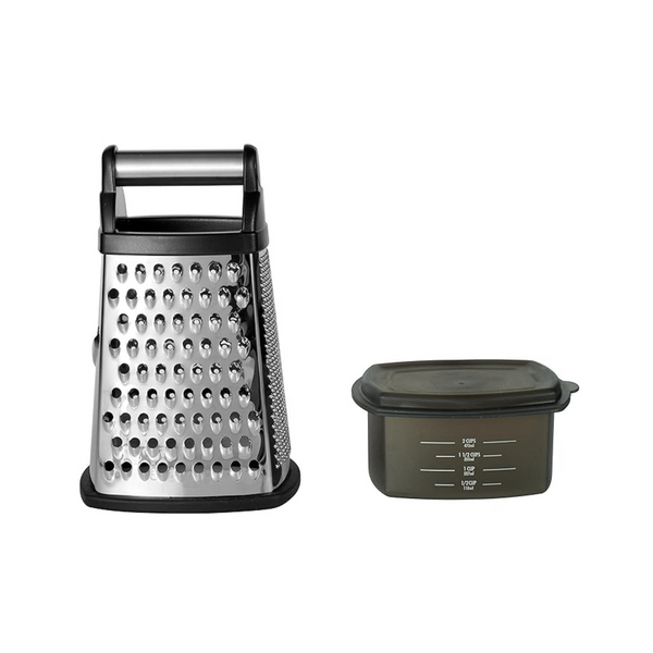 KitchenAid Gourmet Stainless Steel Box Grater With Storage Container