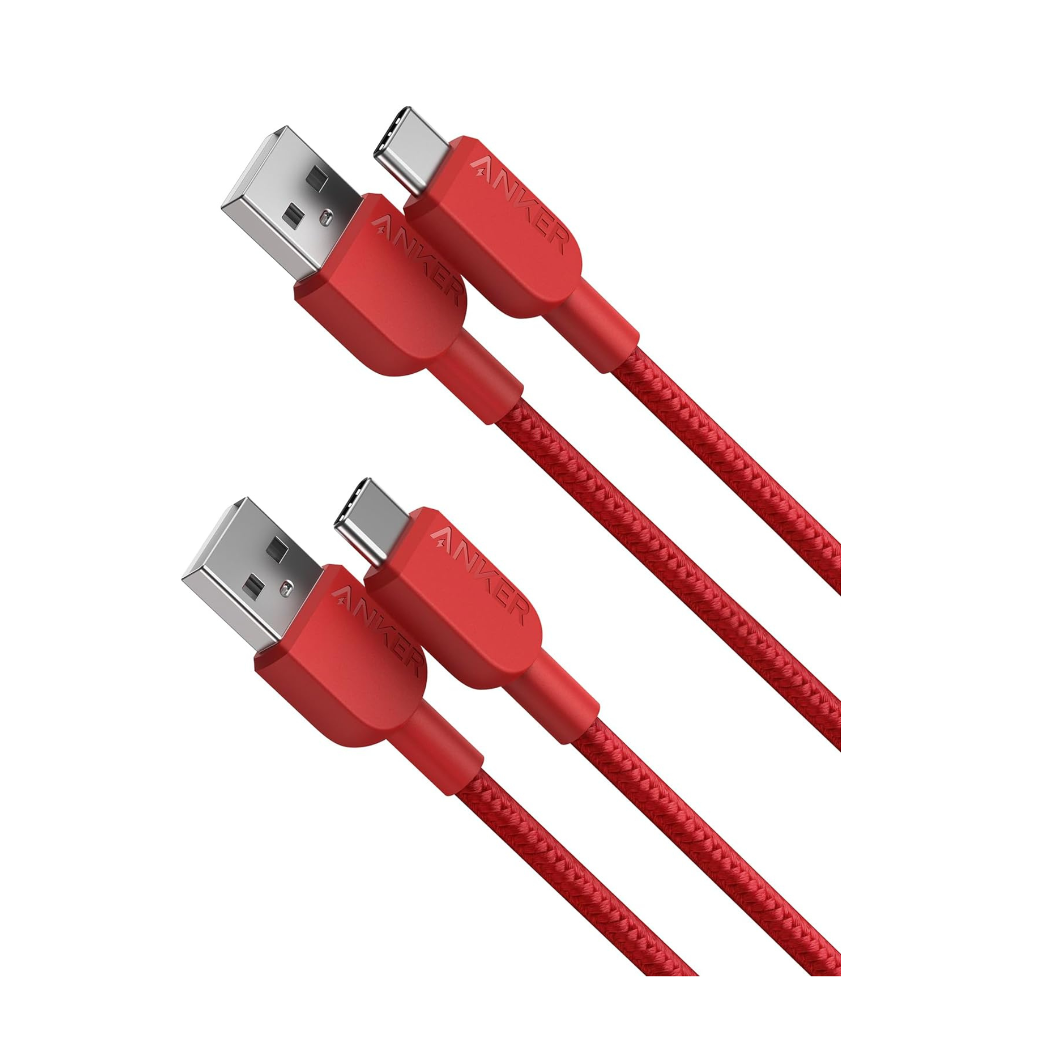 2-Pack Anker 3ft USB-C Charger Cable