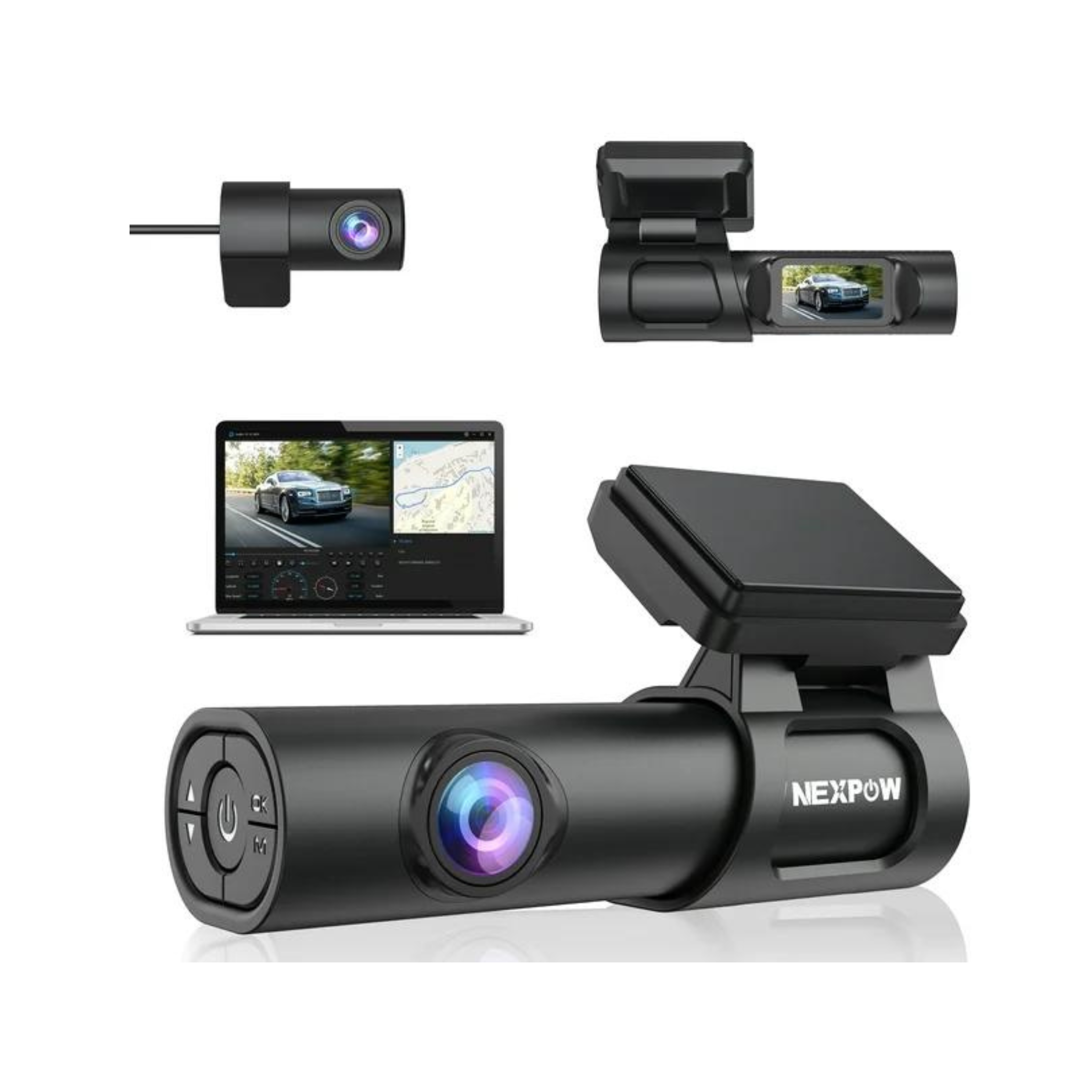 4K Dash Cam With GPS Tracking