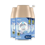 3 Count Glade Automatic Spray Air Freshener Refill, Clean Linen