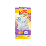 40 Glad ForceFlex Tall 13 Gallon Kitchen Drawstring Garbage Bags With Febreze And A $5 Amazon Credit