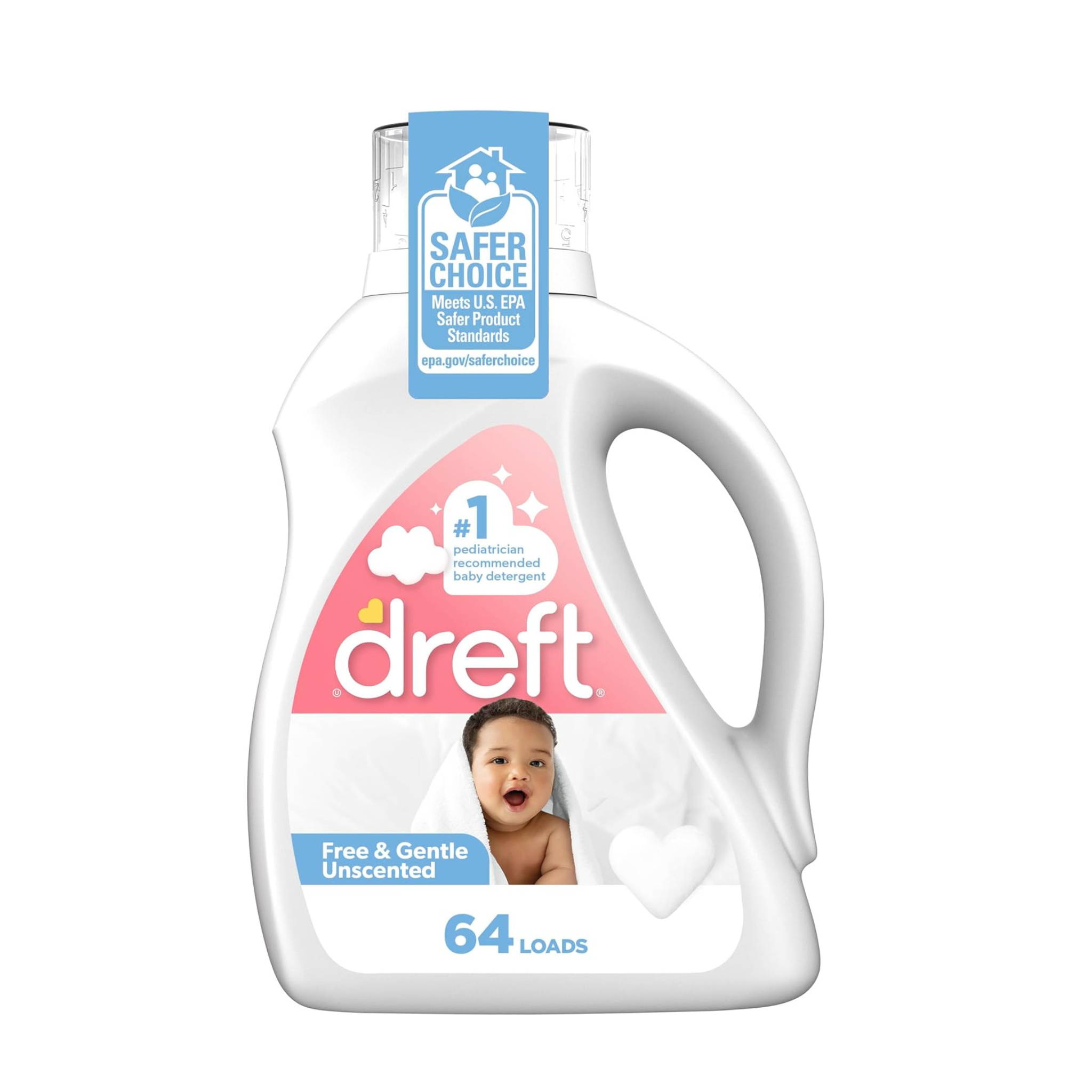 Dreft 64-Load Unscented Liquid Laundry Baby Detergent + Earn $12.50 Amazon Credit!