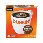 128-Count Dunkin' Original Blend Coffee K-Cup Pods (Medium Roast)