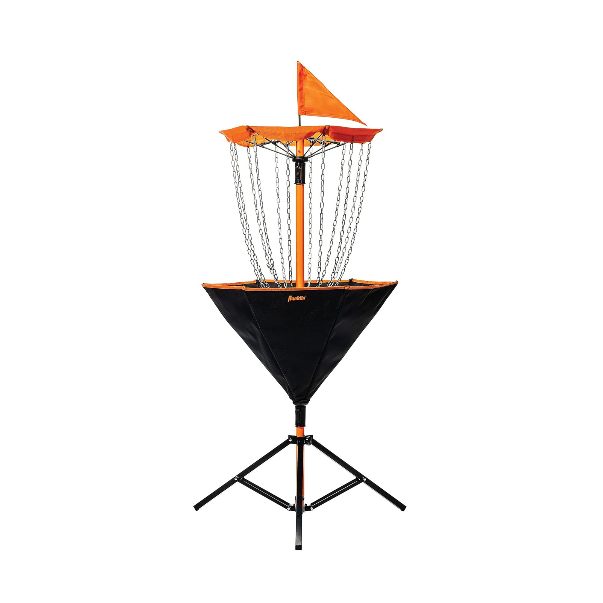 Franklin Sports Disc Golf Basket + Discs Set with Chains